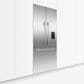 Fisher & Paykel 36" Integrated French Door Panel I&W with 84" High in Stainless Steel, , large