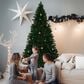 Timberlake 7.5 ft Artificial Christmas Tree with 1326 Branch Tips and Metal Stand in Green, , large