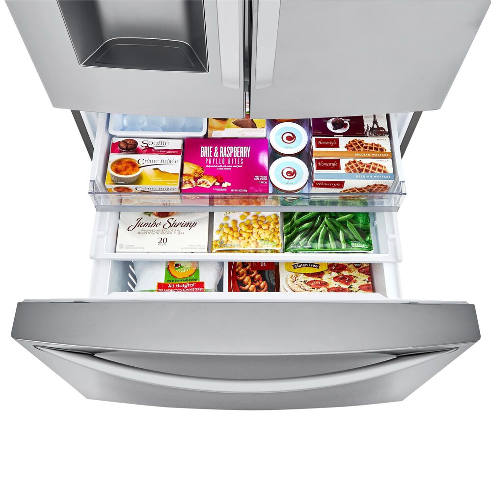 LG 30 Cu. Ft. Door-in-Door French Door Refrigerator with Craft Ice in PrintProof Stainless Steel, , large