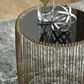 Maple and Jade Accent Table in Gold and Dark Gray (Set of 2), , large
