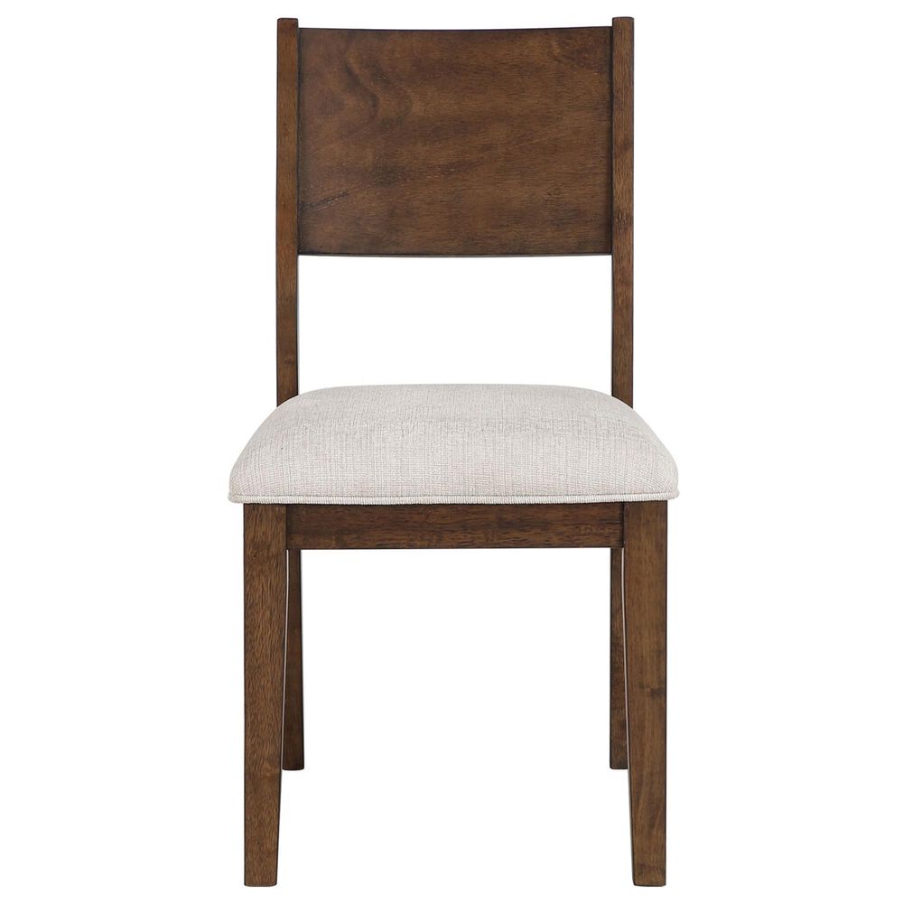 STEVE SILVER Canton 7-Piece Rectangular Dining Set in Brown Cherry, , large