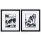 Propac "Ink Wash Trees" Wall Art in Black & White (Set of 2), , large