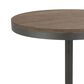 Lumisource Dakota 43" Adjustable Bar Table in Brown and Grey, , large