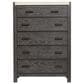 Nicolette Home Plum Creek 5 Drawer Chest in Ravenwood Black, , large