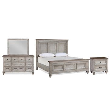 New Heritage Mariana 4-Piece King Bedroom Set in Vintage Creme, , large