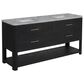 James Martin Vanities Lucian 72" Double Vanity in Carbon Oak with 3 cm Victorian Silver Quartz Top, , large