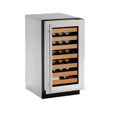 U-Line 18" Wine Cooler Digital Convection Cooling System with Stainless Frame, , large