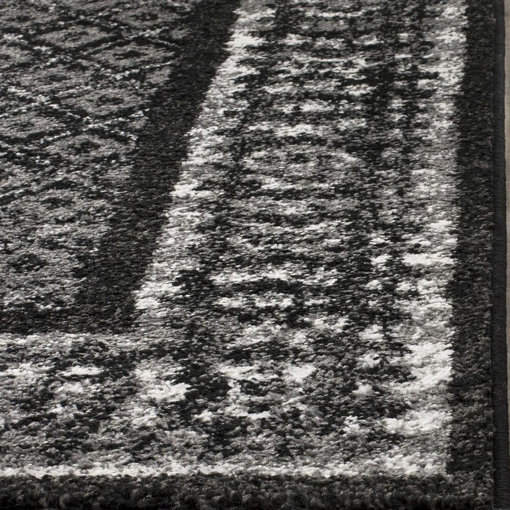 Safavieh Adirondack ADR110A-24 2&#39;6&quot; x 4&#39; Black/Silver Area Rug, , large