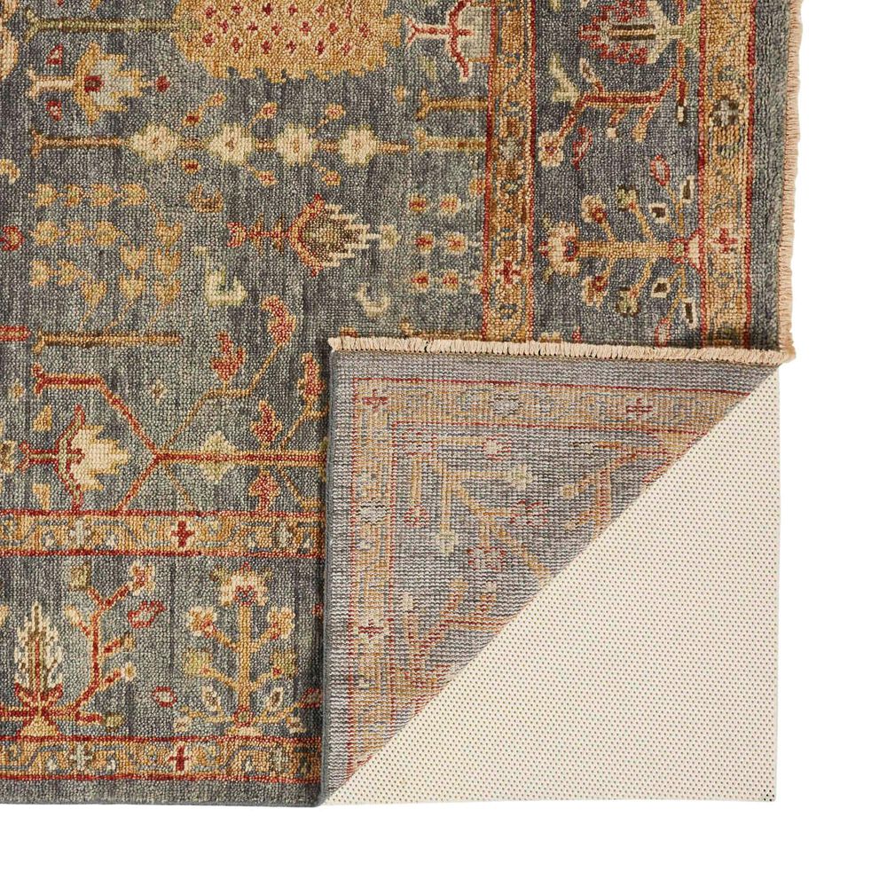 Feizy Carrington 2&#39;6&quot; x 8&#39; Blue and Rust Area Rug, , large