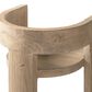 Jennifer Taylor Home Soren Arm Dining Chair in Heritage Light Natural Brown, , large