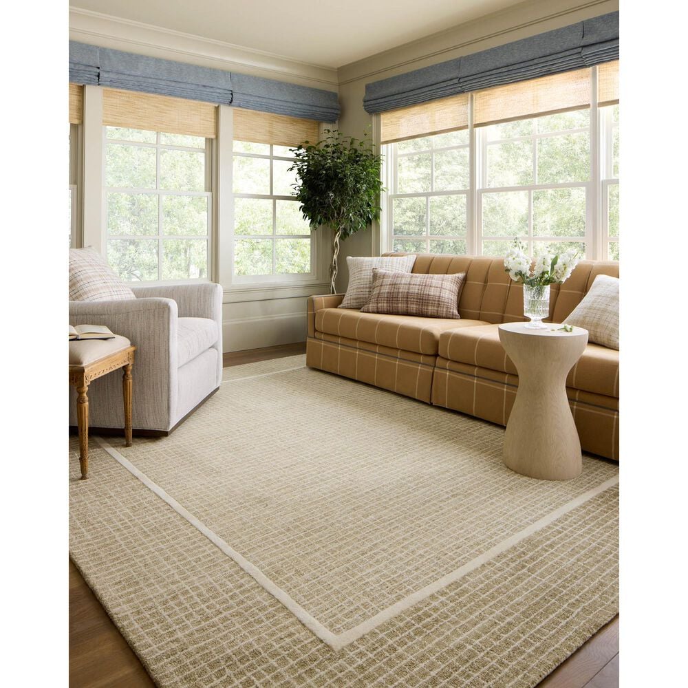 Chris Loves Julia x Loloi Briggs 9&#39;3&quot; x 13&#39; Wheat and Ivory Area Rug, , large