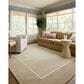 Chris Loves Julia x Loloi Briggs 9"3" x 13" Wheat and Ivory Area Rug, , large
