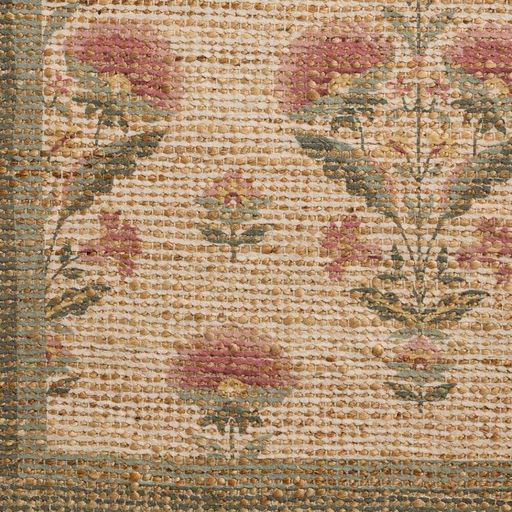 Chris Loves Julia x Loloi Rue Sage and Blush 2'3" x 3'9" Area Rug, , large