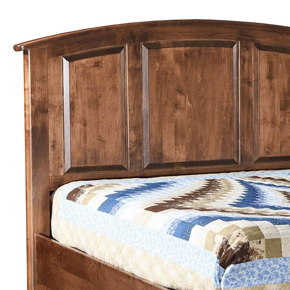 Archbold Furniture Carson 4-Piece Queen Storage Bedroom Set in Maple Bark, , large