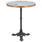 Zuo Modern Gazebo 24" Round Dining Table Black, Gold and Gray - Table Only, , large