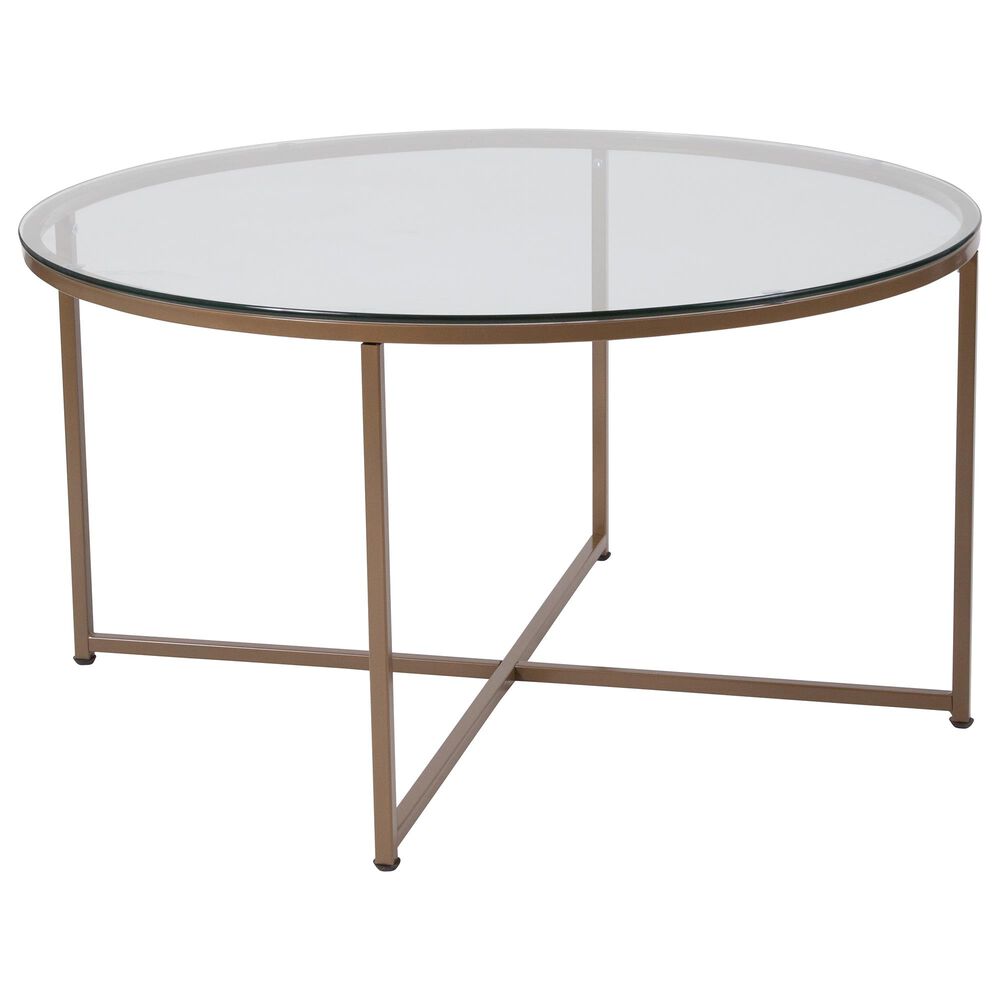Flash Furniture Greenwich Coffee Table in Gold, , large