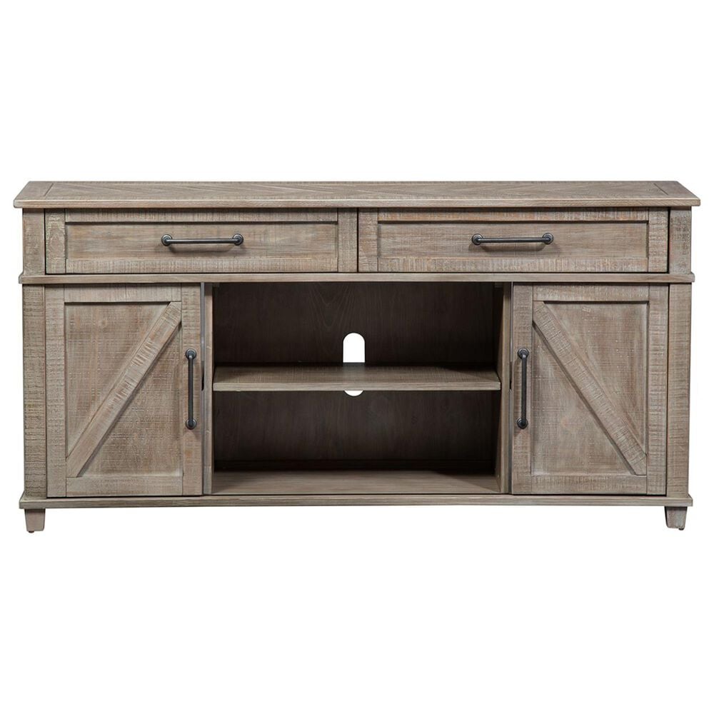 Belle Furnishings Parkland Falls Sofa Table in Weathered Taupe, , large