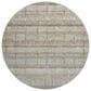 Dalyn Rug Company Trevi TV19 8" Round Taupe Area Rug, , large