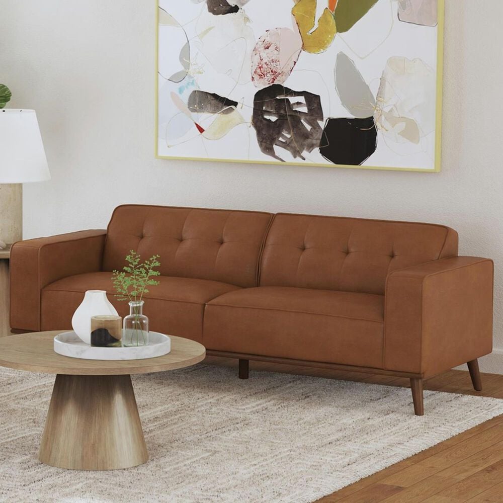 Mayberry Hill Destiny Stationary Sofa in Pebble Tan, , large