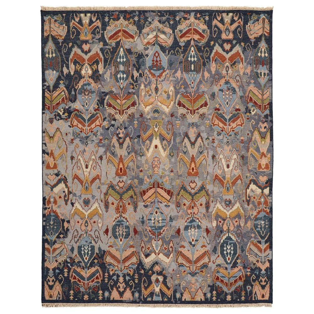 Feizy Leylan 3"6" x 5"6" Blue and Multicolor Area Rug, , large