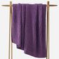 Sunday Citizen Waffle 52" x 75" Lightweight Throw in Grape, , large