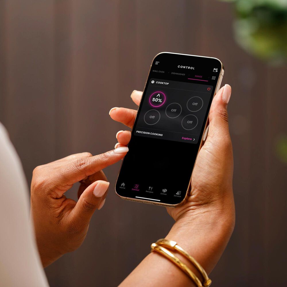 Cafe 2-Piece Kitchen Package with Matte White 30" Smart Built-In Convection Double Wall Oven and Black 30" Touch Control Induction Cooktop, , large