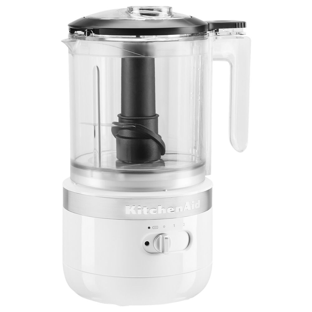 KitchenAid Cordless 5 Cup Food Chopper in White, , large