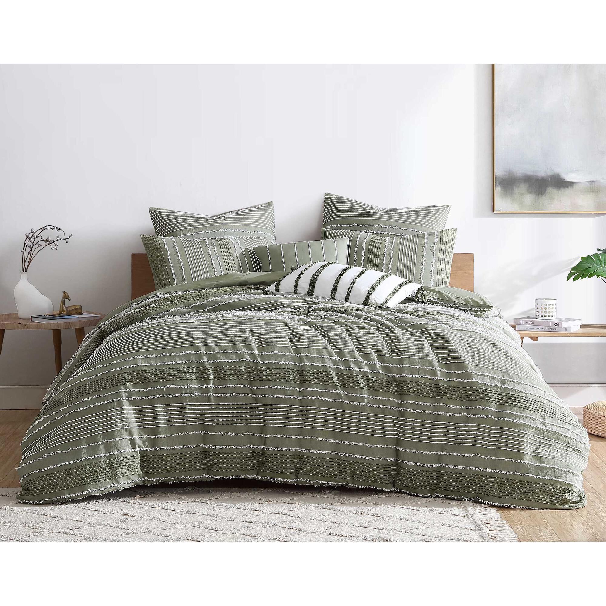 Hallmart Collectibles Hattie 5-Piece Queen Comforter Set in Sage