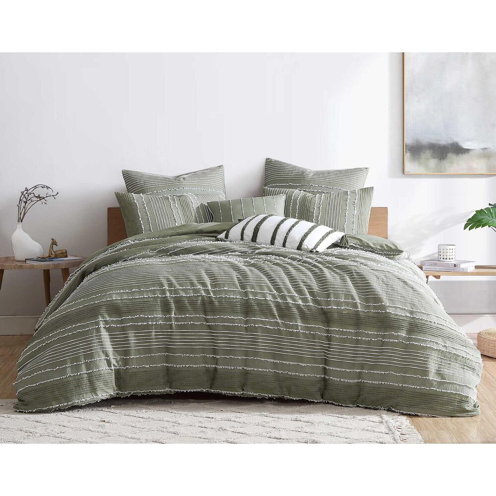 Hallmart Collectibles Hattie 5-Piece Queen Comforter Set in Sage, , large