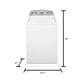 Whirlpool 3.9 Cu. Ft. Top Load Washer in White, , large
