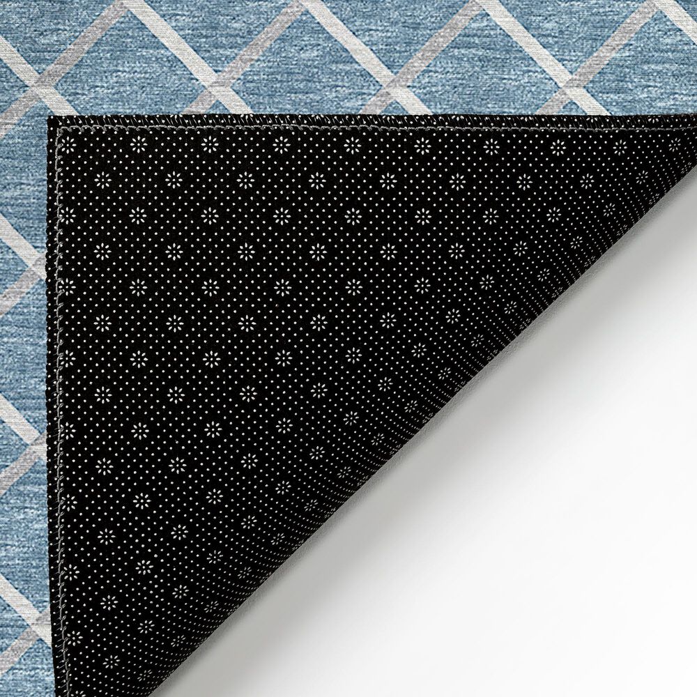 Dalyn Rug Company York 1&#39;8&quot; x 2&#39;6&quot; Sky Blue Indoor/Outdoor Area Rug, , large