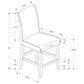 Monarch Specialties Dining Chair with Grey Cushion in Black (Set of 2), , large