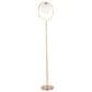 Grandview Gallery Moon Floor Lamp in Gold, , large