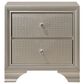 Crown Mark Lyssa 5-Piece Twin Panel Bedroom Set in Champagne, , large