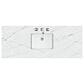 James Martin Vanities Breckenridge 60" Single Bathroom Vanity in Bright White with 3 cm Ethereal Noctis Quartz Top and Rectangular Sink, , large