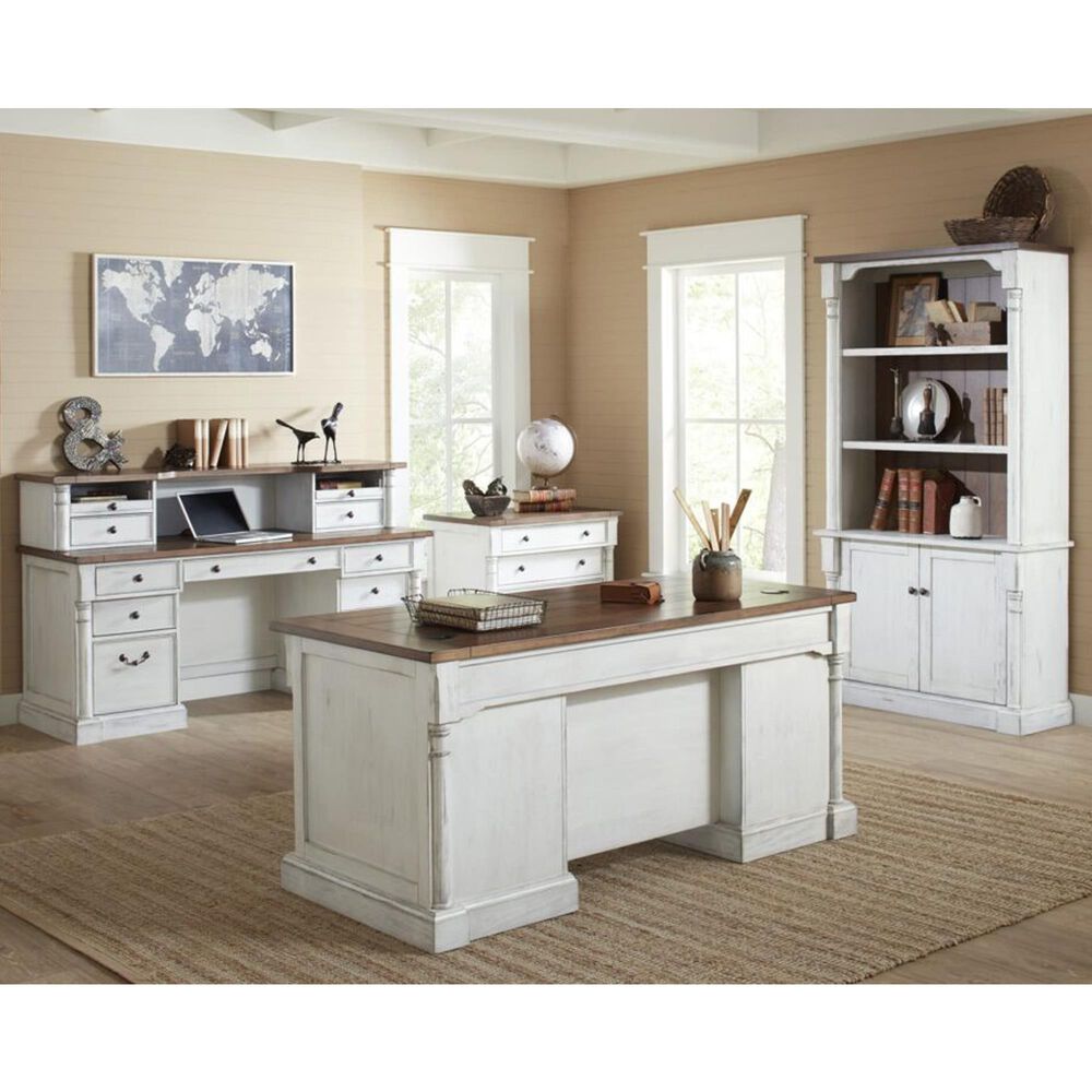 Martin Durham Lateral File with Lock in Weathered White, , large