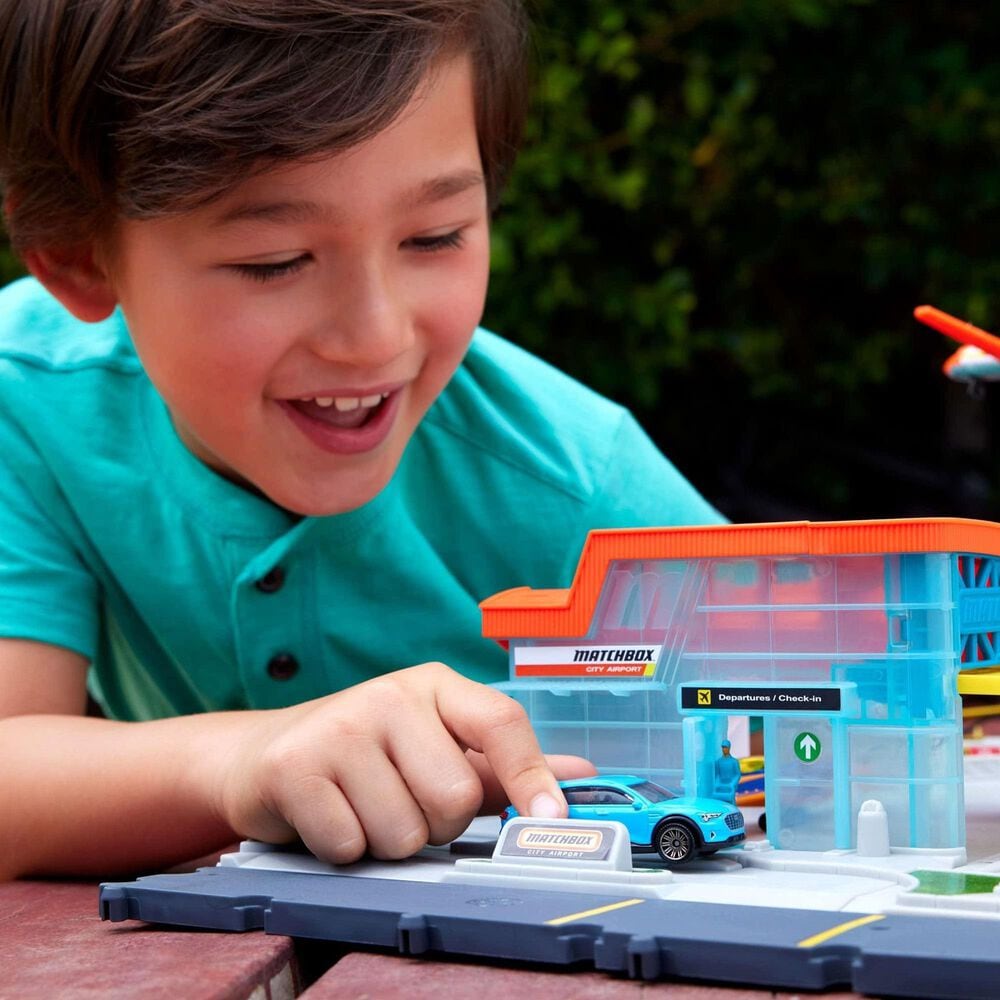Matchbox Airport Takeoff Adventure Playset in Multicolor, , large