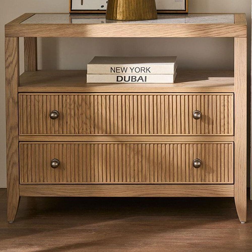 Universal Furniture Avaline 2-Drawer Nightstand in Skylark, , large