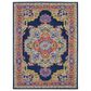 Amerr Boho 8" x 11" Navy and Pink Area Rug, , large