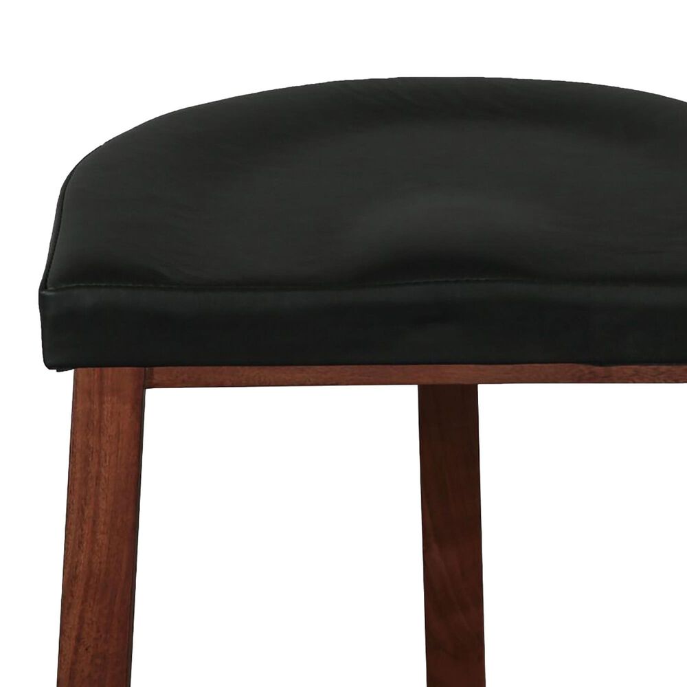 Home Trends &amp; Design Lenox 17&quot; Counter Stool in Walnut Brown, , large