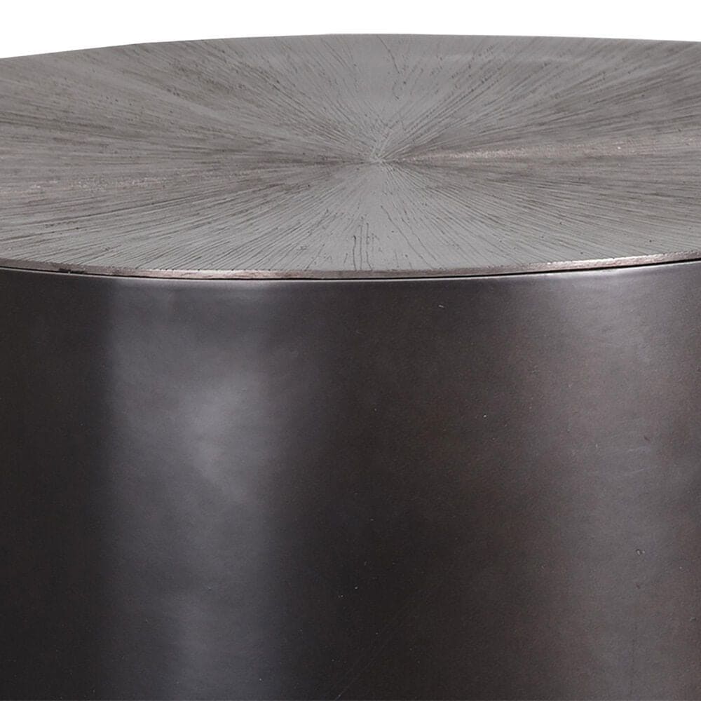 Sunpan Trading &amp; Importing Creed Side Table in Bronze Gunmetal, , large