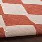 Nourison Positano Geometric Terracotta 6" x 9" Indoor/Outdoor Area Rug, , large