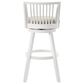 Armen Living Harper 30" Swivel Bar Stool in Matte White, , large