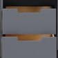 Lexora Home Zilara 60" Double Bathroom Vanity in Black and Grey with 11 cm Castle Grey Marble Top and Rectangular Sinks, , large