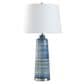 Flair Industries Trade Winds Blue Table Lamp, , large