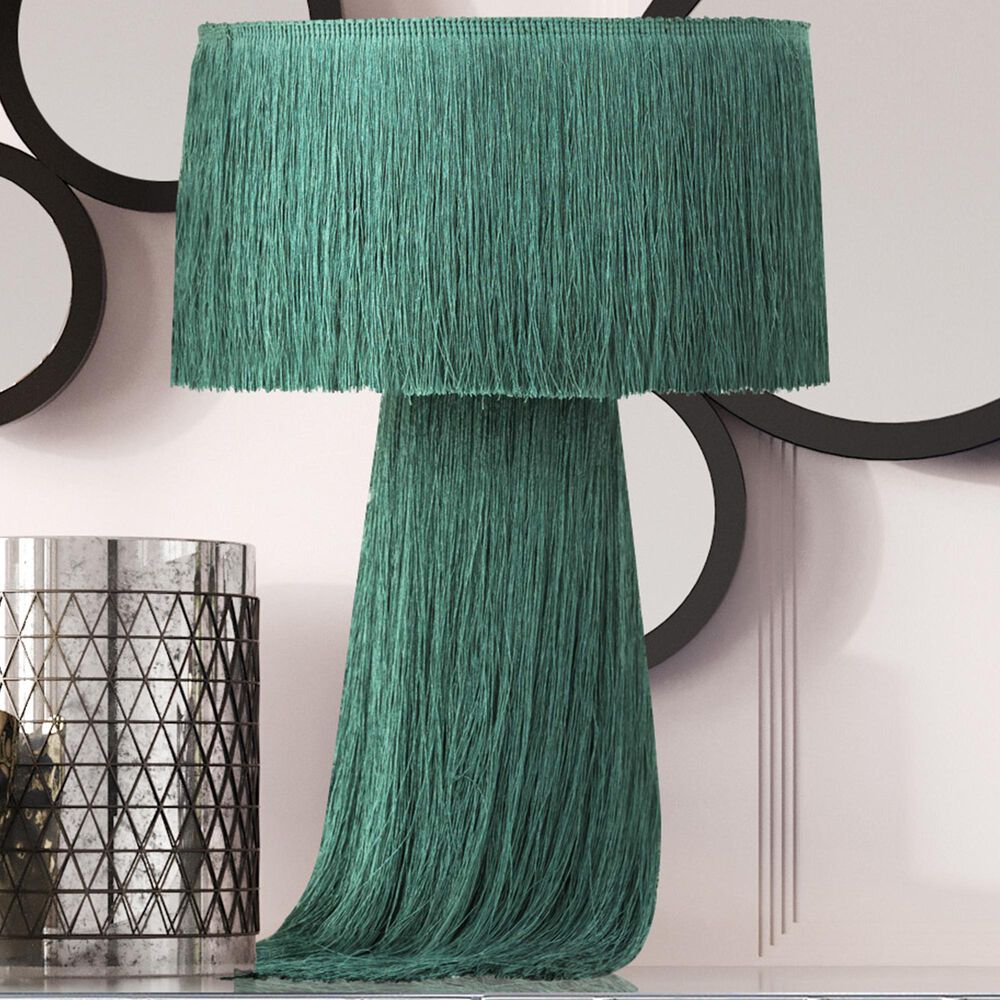 Tov Furniture Atolla Table Lamp in Emerald, , large