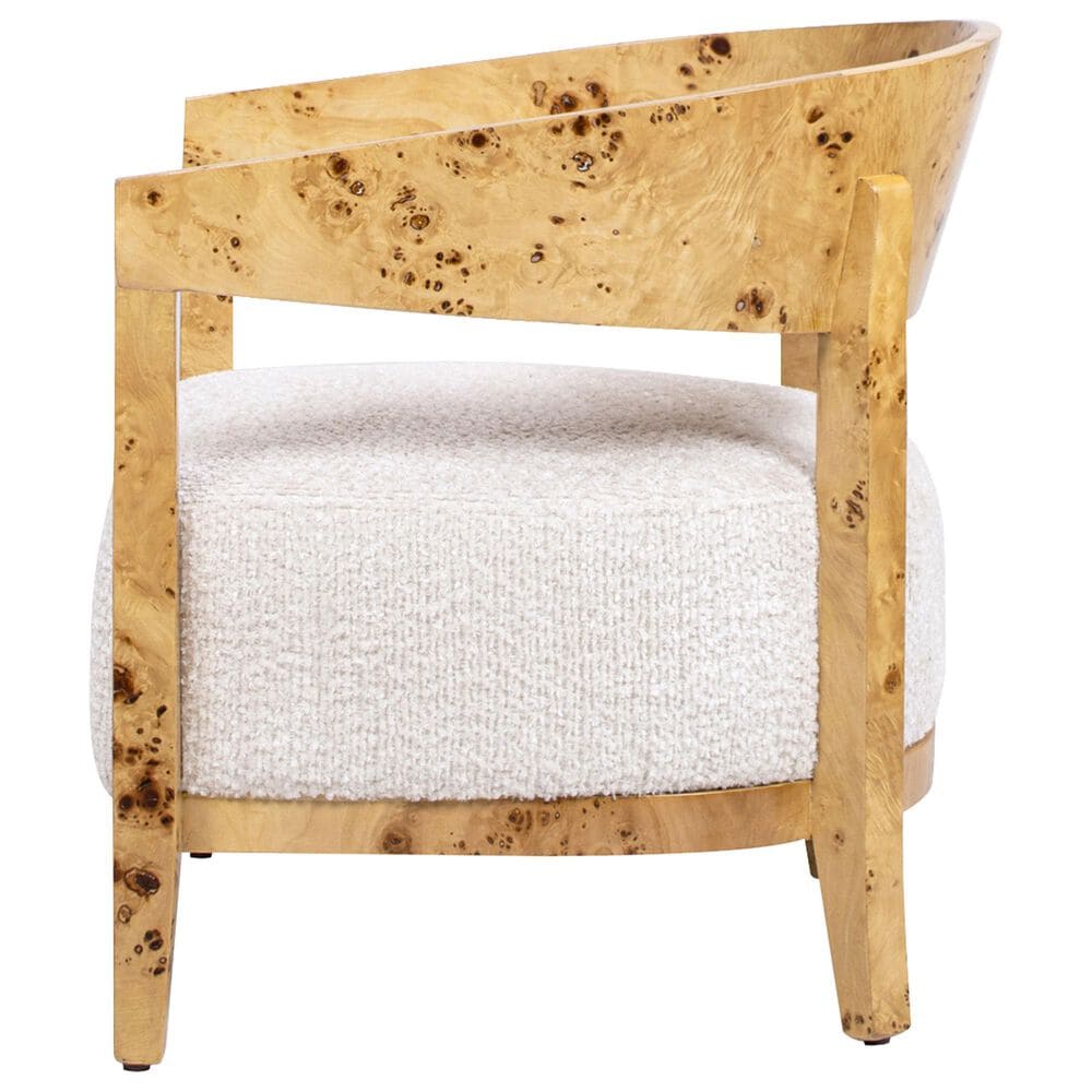 Jennifer Taylor Home Madrid Accent Chair in Seashell White, , large