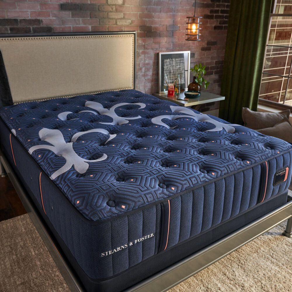 Stearns and Foster Lux Estate Medium King Mattress with Low Profile Box Spring, , large
