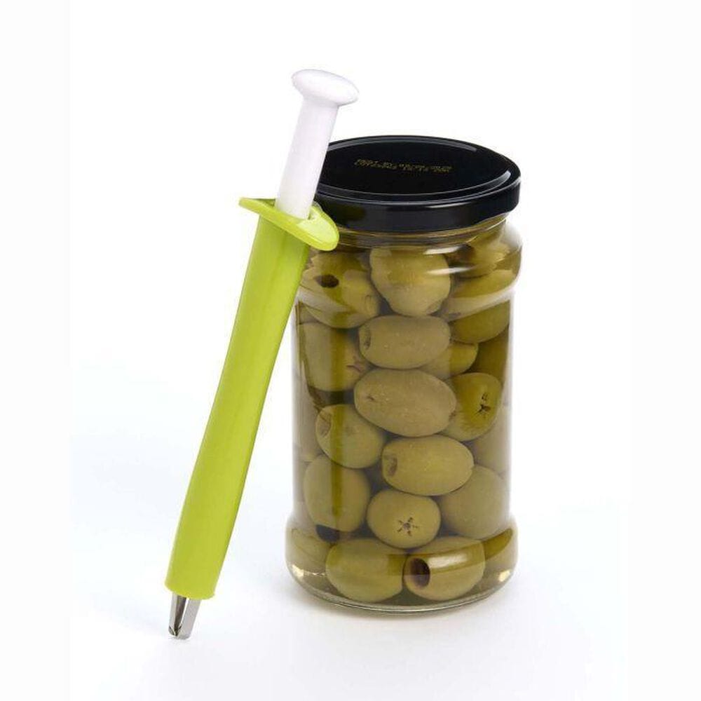 HIC Kitchen Olive Pickle Picker in Olive Green, , large
