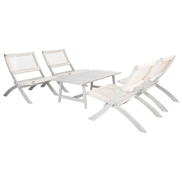 Safavieh Matteo 5-Piece Patio Coffee Set in Gray, , large
